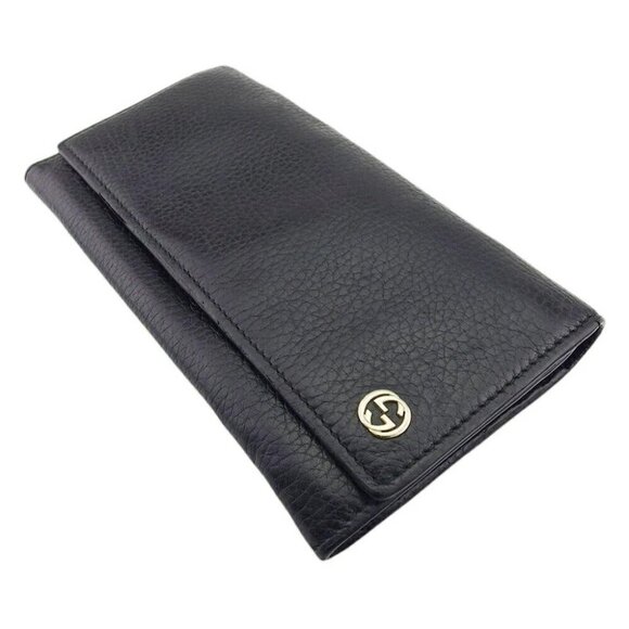 GUCCI long wallet interlocking G leather Authentic USED - Picture 5 of 13